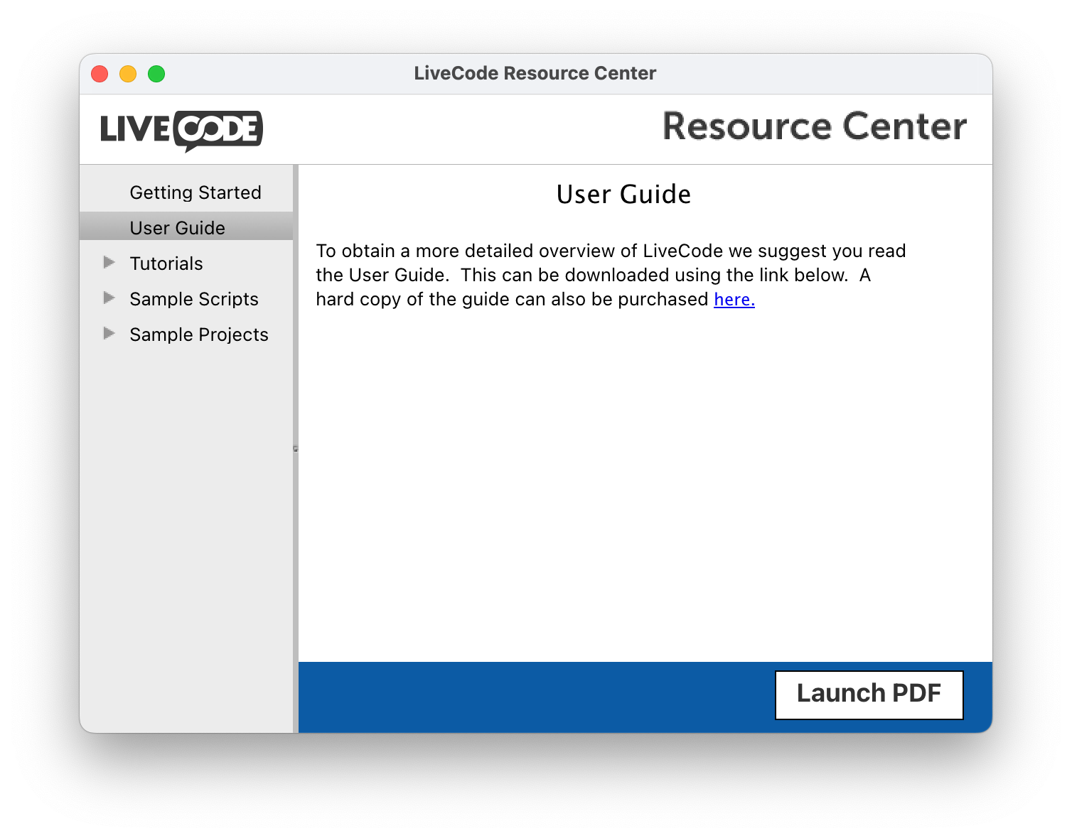 LiveCode Resource Center